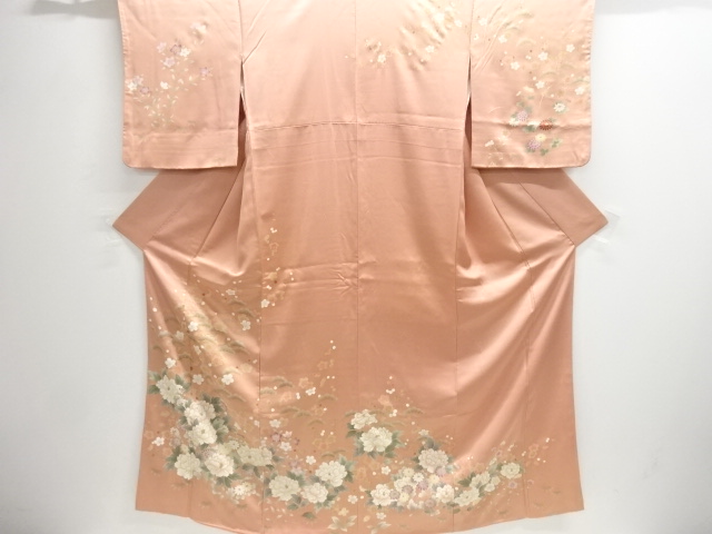 JAPANESE KIMONO / HOMONGI / EMBROIDERY / SHOCHIKUBAI